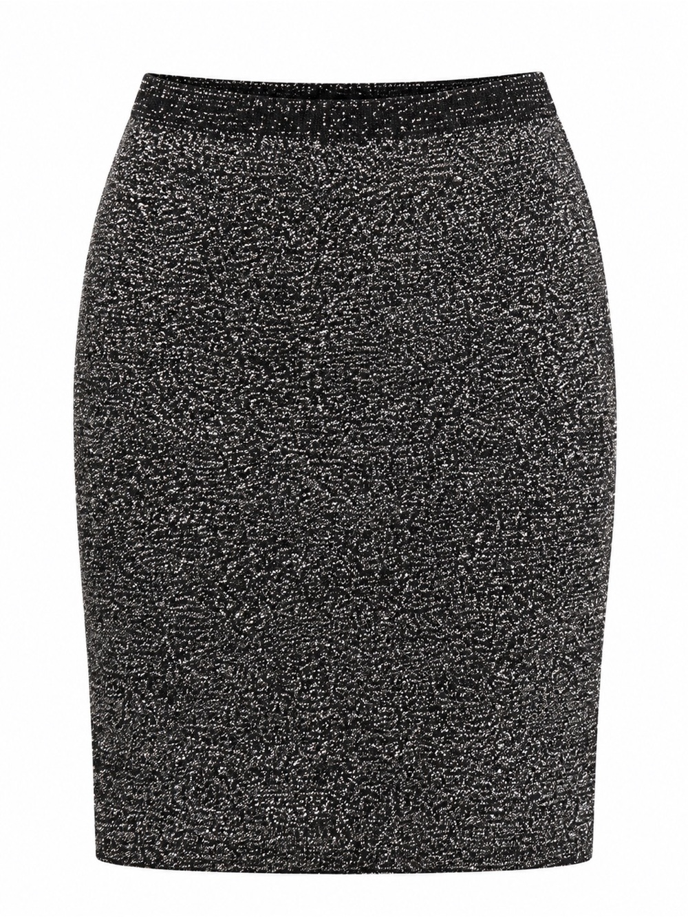 Missoni Sparkle Black Knit Pencil Mini Skirt Size 38 XS